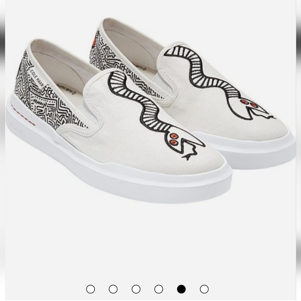 COLE HAAN X KEITH HARING GRANDPRO RALLY SLIP ON SNEAKERS Size 5.5